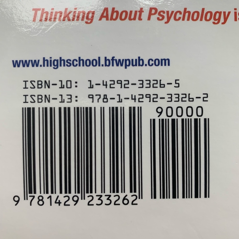 Psychology Textbook - Picture 4 of 4